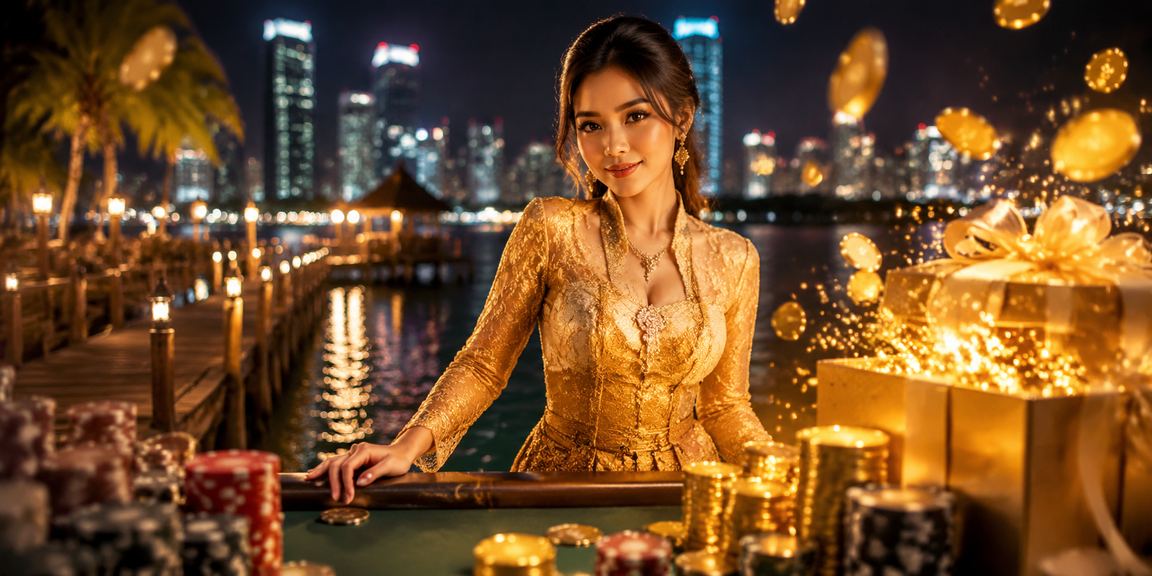 Pemain kasino dalam talian 860 dari Johor Malaysia dengan pakaian kebaya